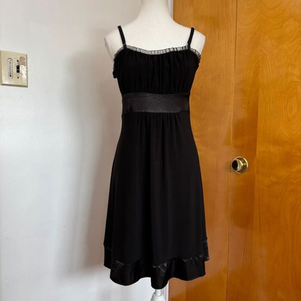 vintage y2k black babydoll dress